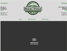Tablet Screenshot of bikeandhikeweb.com
